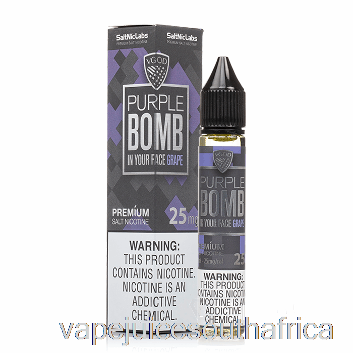 Vape Juice South Africa Purple Bomb - Vgod Salts - 30Ml 25Mg